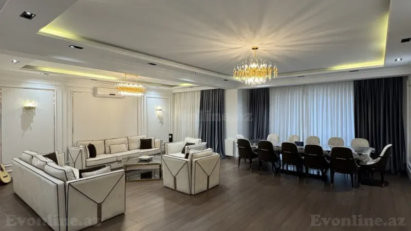 Satılır 4 otaqlı Mənzil Yeni tikili 240 m² Nizami m. - şəkil 2