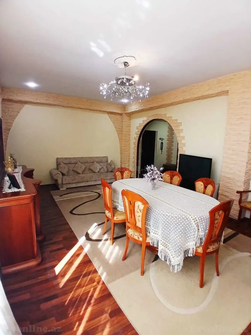 Satılır 4 otaqlı Mənzil Yeni tikili 120.3 m² Həzi Aslanov m. - şəkil 3