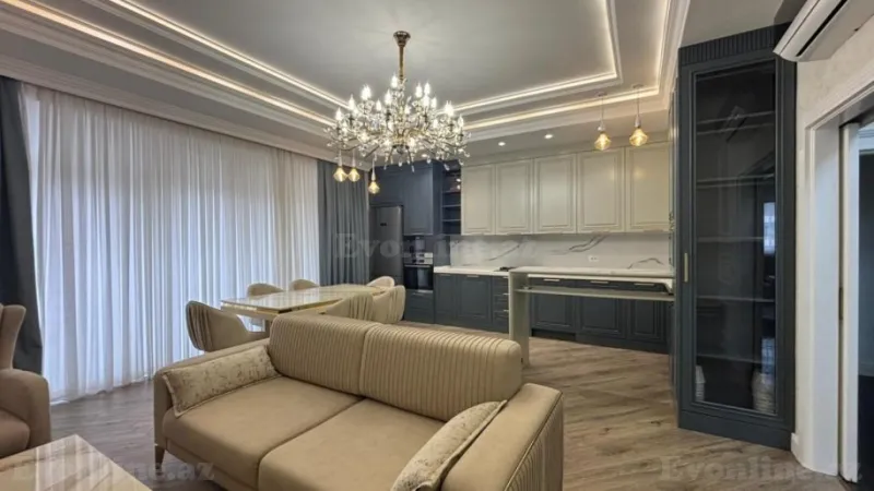 Kirayə verilir 3 otaqlı Mənzil Yeni tikili 120 m² Xətai r. - şəkil 2