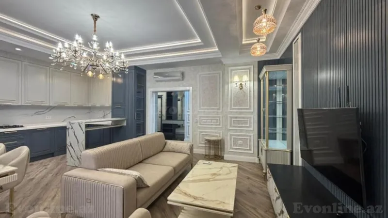 Kirayə verilir 3 otaqlı Mənzil Yeni tikili 120 m² Xətai r. - şəkil 3