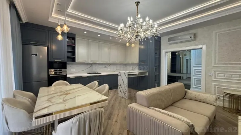 Kirayə verilir 3 otaqlı Mənzil Yeni tikili 120 m² Xətai r. - şəkil 4