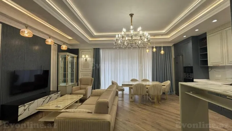 Kirayə verilir 3 otaqlı Mənzil Yeni tikili 120 m² Xətai r. - şəkil 9