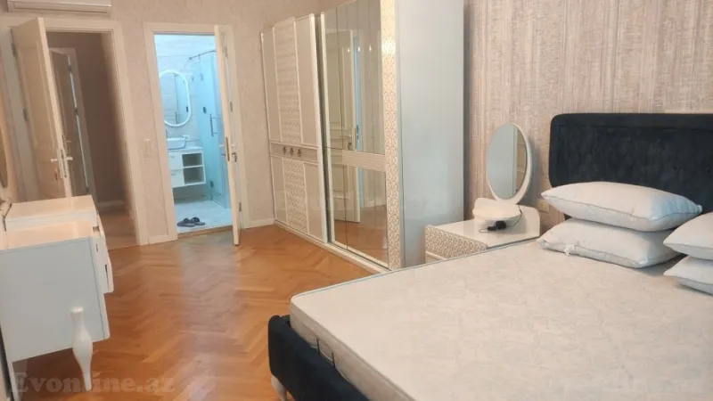 Kirayə verilir 3 otaqlı Mənzil Yeni tikili 130 m² Nəsimi r. - şəkil 11