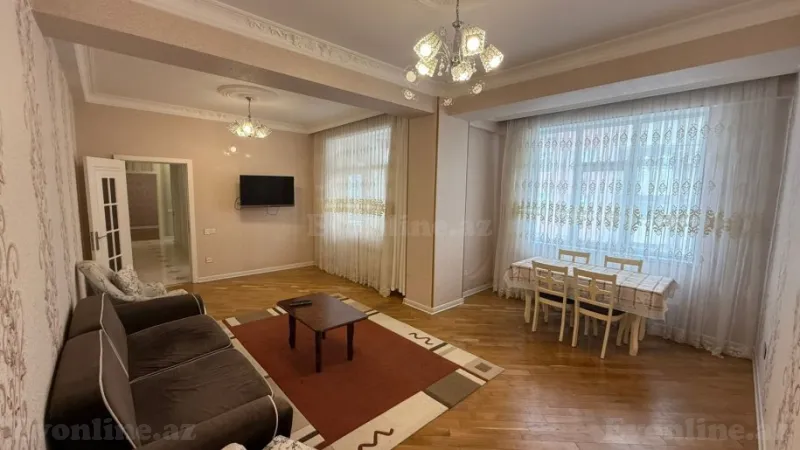 Kirayə verilir 2 otaqlı Mənzil Yeni tikili 90 m² Xətai m. - şəkil 2