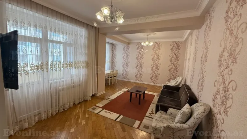 Kirayə verilir 2 otaqlı Mənzil Yeni tikili 90 m² Xətai m. - şəkil 3