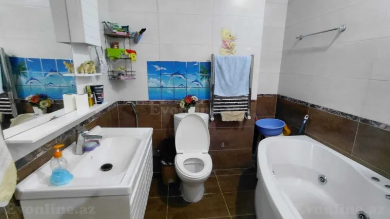 Satılır 3 otaqlı Mənzil Yeni tikili 100 m² İnşaatçılar m. - şəkil 13