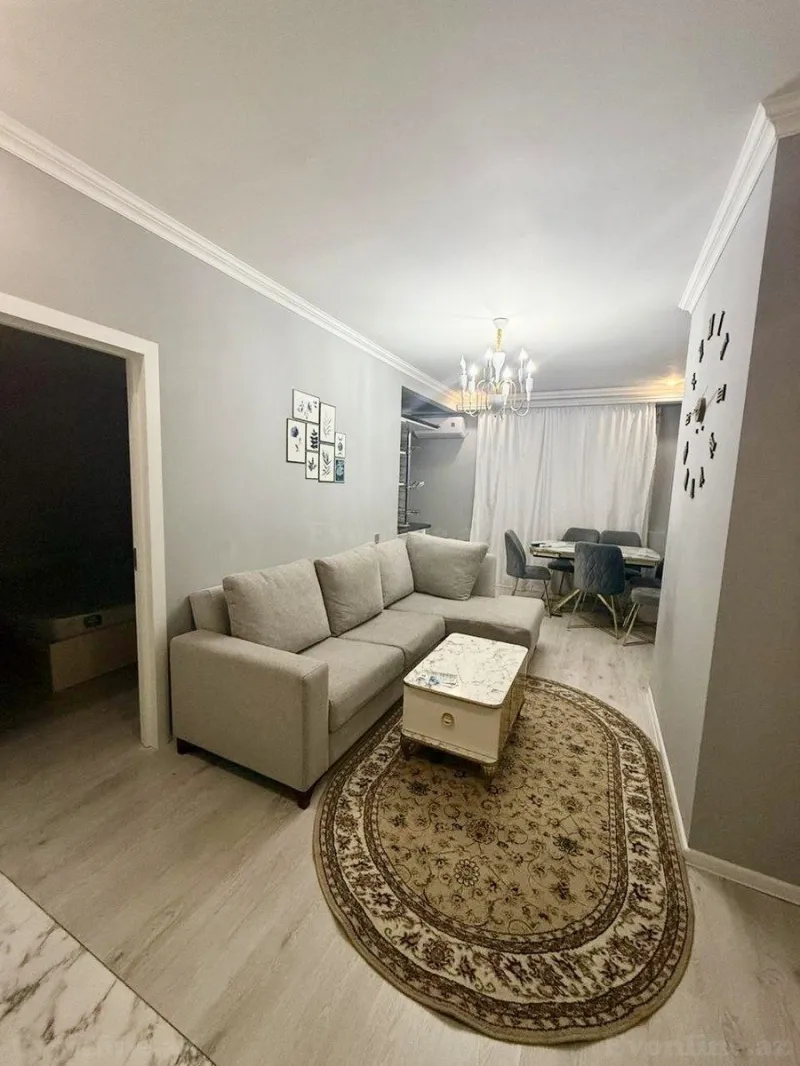 Kirayə verilir 2 otaqlı Mənzil Yeni tikili 45 m² 9-cu mikrorayon - şəkil 2