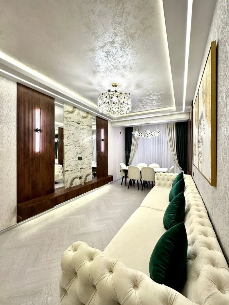 Kirayə verilir 3 otaqlı Mənzil Yeni tikili 120 m² Nəsimi r. - şəkil 3