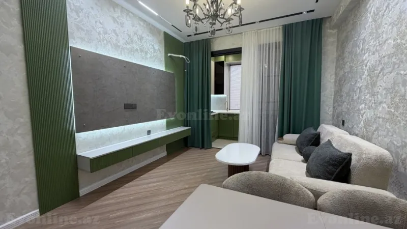 Satılır 2 otaqlı Mənzil Yeni tikili 55 m² Həzi Aslanov m. - şəkil 2