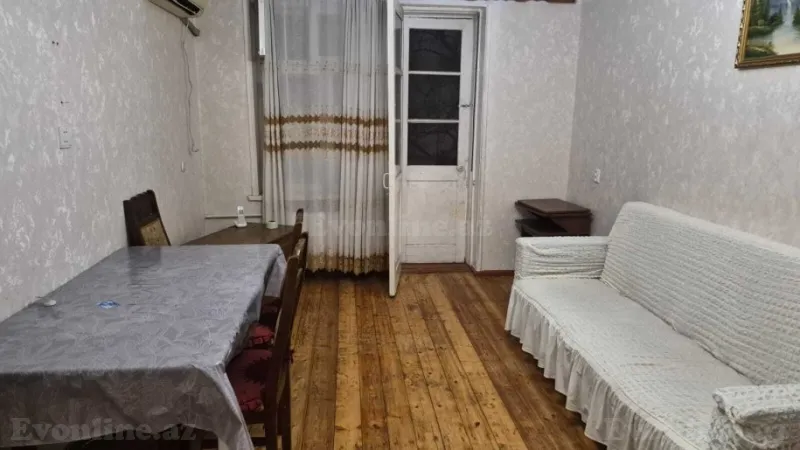 Kirayə verilir 2 otaqlı Mənzil Köhnə tikili 50 m² Qara Qarayev m. - şəkil 2