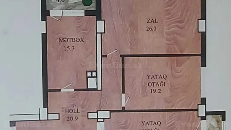 Satılır 3 otaqlı Mənzil Yeni tikili 121.3 m² 28 May m. - şəkil 5