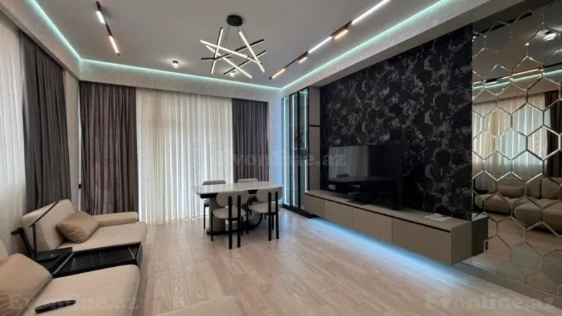 Kirayə verilir 3 otaqlı Mənzil Yeni tikili 120 m² Xətai r. - şəkil 2