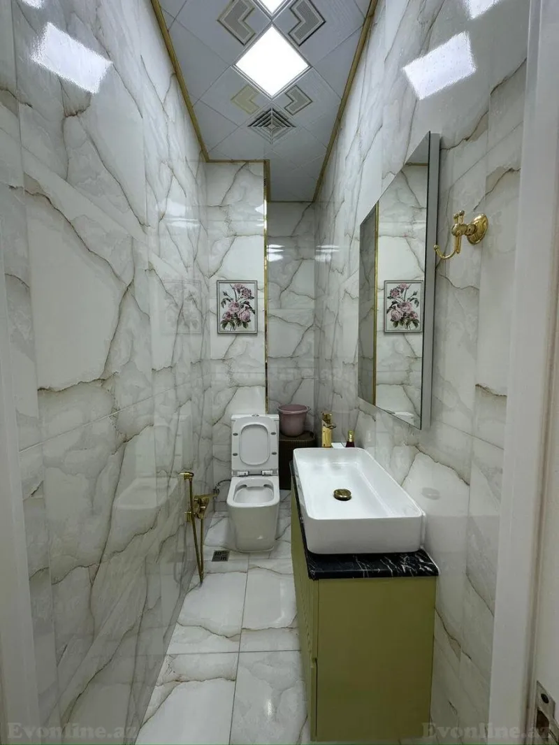 Satılır 3 otaqlı Mənzil Yeni tikili 130 m² Nəriman Nərimanov m. - şəkil 13