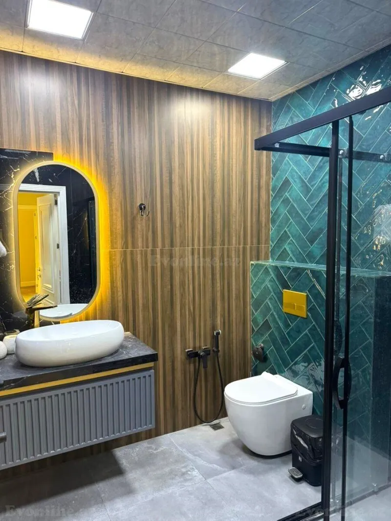 Satılır 2 otaqlı Mənzil Yeni tikili 90 m² Gənclik m. - şəkil 4