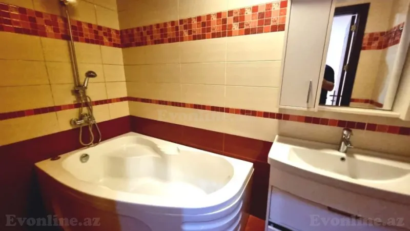 Kirayə verilir 2 otaqlı Mənzil Yeni tikili 88 m² Nəsimi r. - şəkil 11