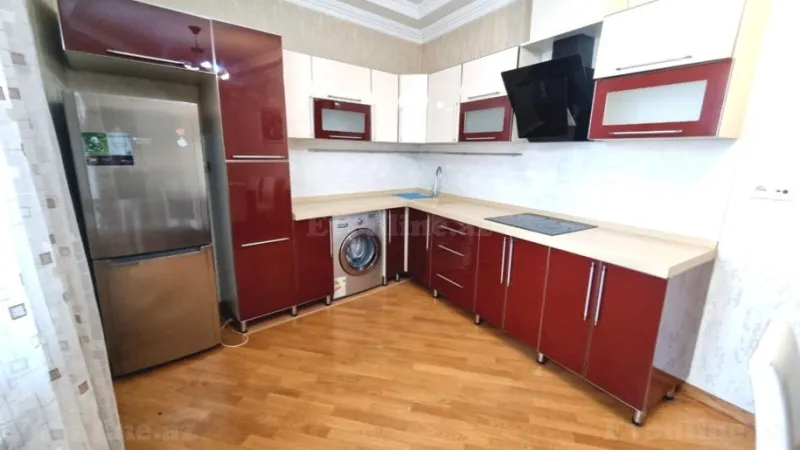 Kirayə verilir 2 otaqlı Mənzil Yeni tikili 88 m² Nəsimi r. - şəkil 15