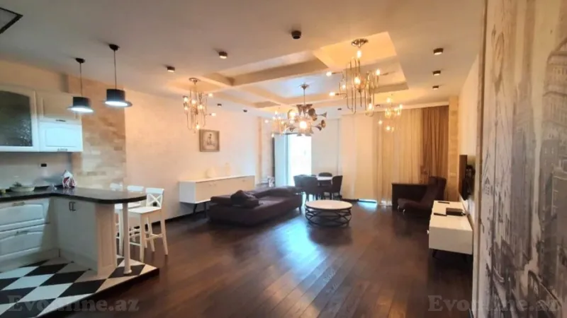 Kirayə verilir 2 otaqlı Mənzil Yeni tikili 90 m² Sahil m. - şəkil 3