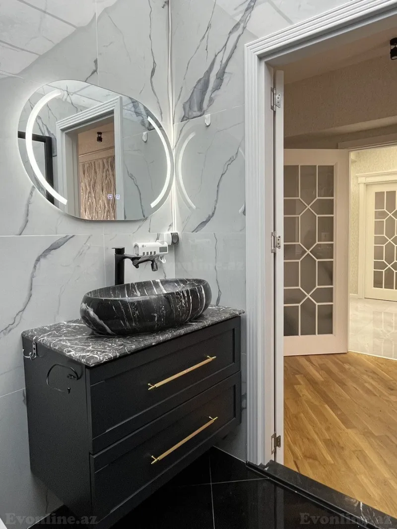 Satılır 4 otaqlı Mənzil Yeni tikili 155 m² Həzi Aslanov m. - şəkil 24