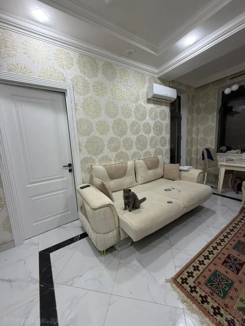 Kirayə verilir 2 otaqlı Mənzil Yeni tikili 80 m² Nəsimi r. - şəkil 2