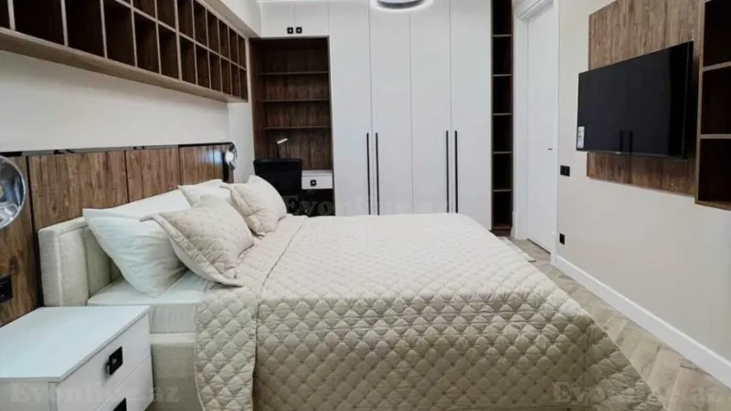 Kirayə verilir 2 otaqlı Mənzil Yeni tikili 65 m² Dərnəgül m. - şəkil 3