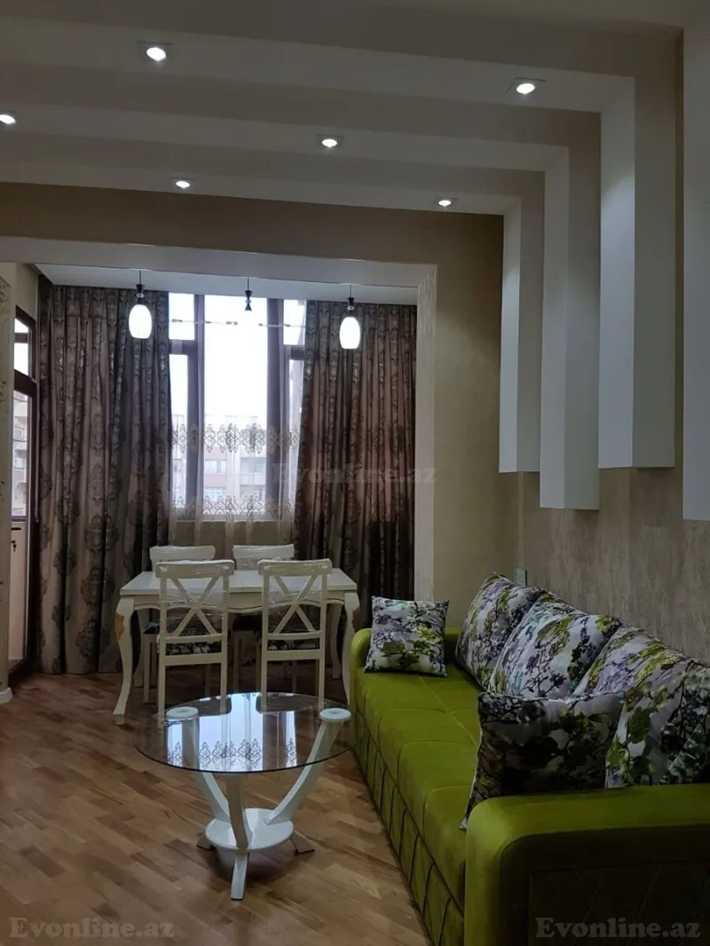 Kirayə verilir 2 otaqlı Mənzil Yeni tikili 46 m² Nəsimi r. - şəkil 3