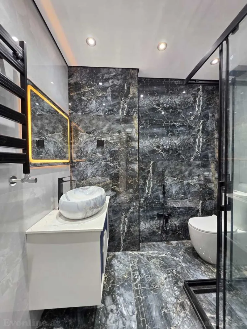 Satılır 2 otaqlı Mənzil Yeni tikili 88 m² Həzi Aslanov m. - şəkil 10