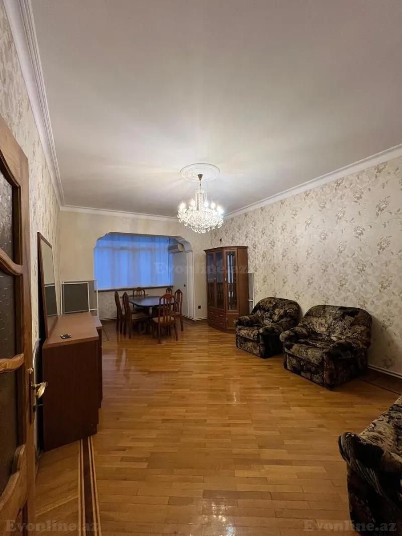 3 otaqlı Mənzil 120 m² Nərimanov r. Kirayə verilir