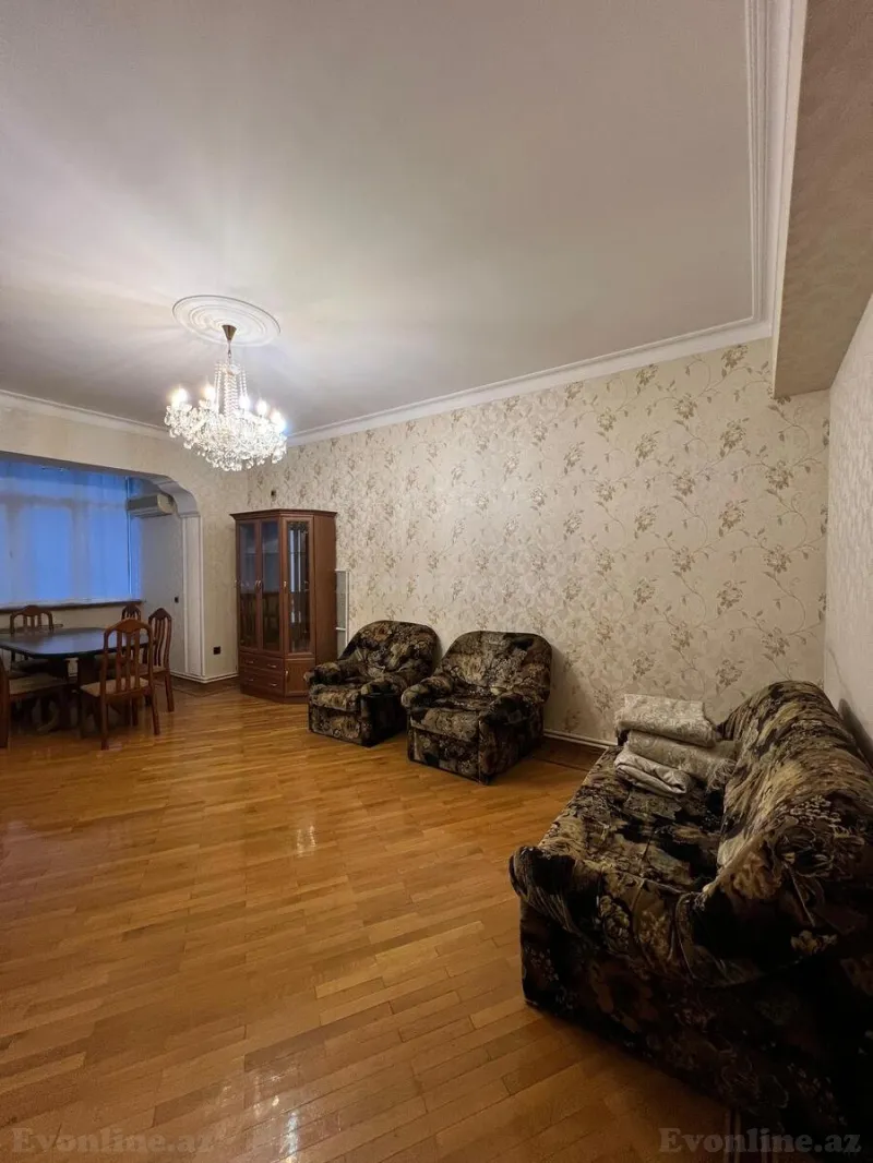 Kirayə verilir 3 otaqlı Mənzil Yeni tikili 120 m² Nərimanov r. - şəkil 4