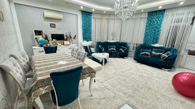 Kirayə verilir 4 otaqlı Mənzil Yeni tikili 200 m² Nərimanov r. - şəkil 3