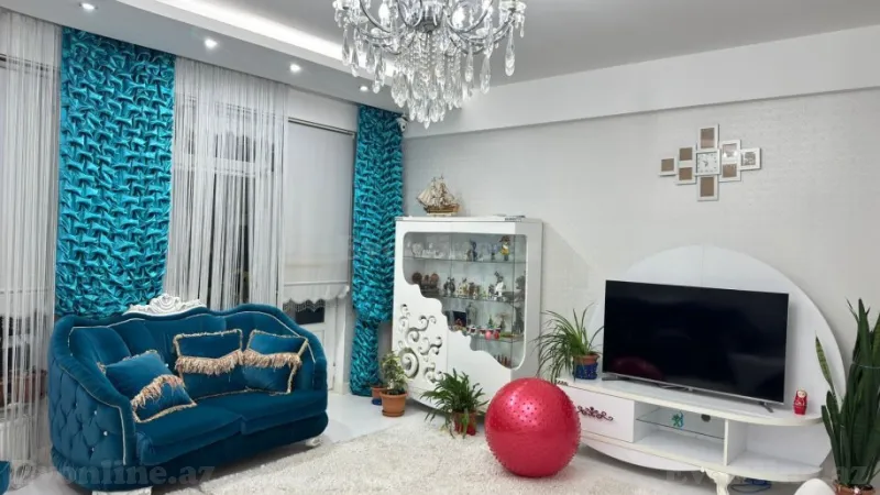 Kirayə verilir 4 otaqlı Mənzil Yeni tikili 200 m² Nərimanov r. - şəkil 6