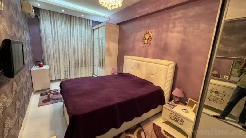 Kirayə verilir 4 otaqlı Mənzil Yeni tikili 200 m² Nərimanov r. - şəkil 13