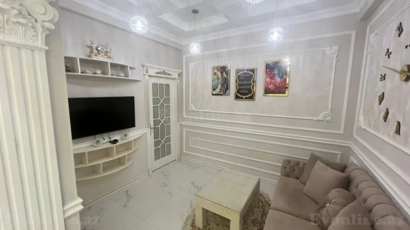 Satılır 4 otaqlı Mənzil Yeni tikili 200 m² Nəsimi r. - şəkil 3