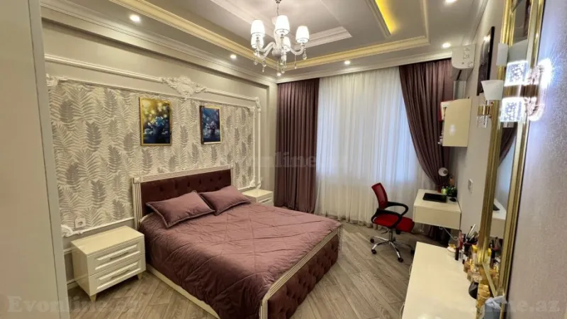 Satılır 4 otaqlı Mənzil Yeni tikili 200 m² Nəsimi r. - şəkil 4