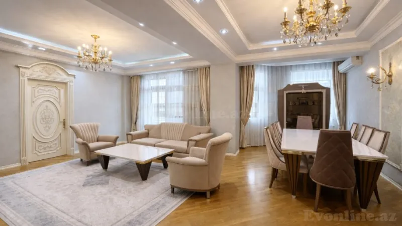 Satılır 3 otaqlı Mənzil Yeni tikili 154 m² Nəsimi r. - şəkil 2