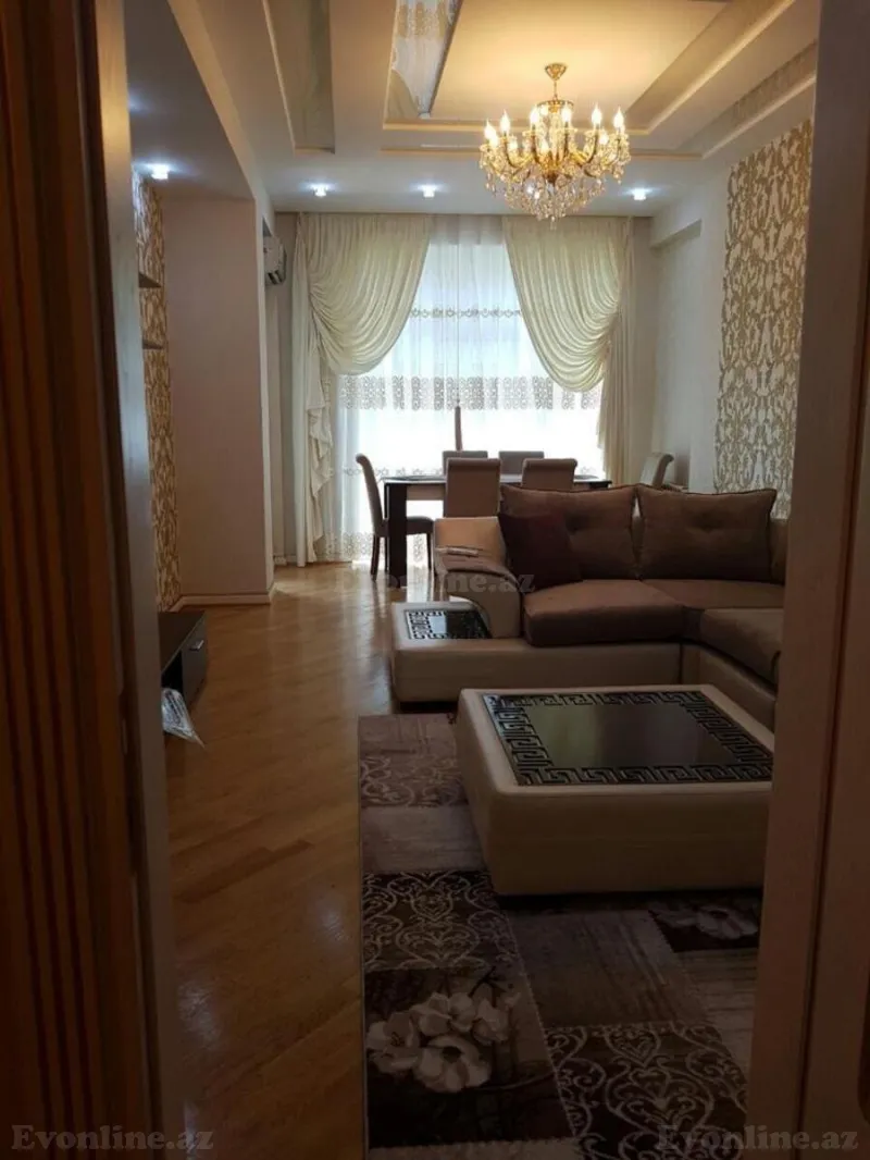 Kirayə verilir 2 otaqlı Mənzil Yeni tikili 87 m² Bakmil m. - şəkil 2
