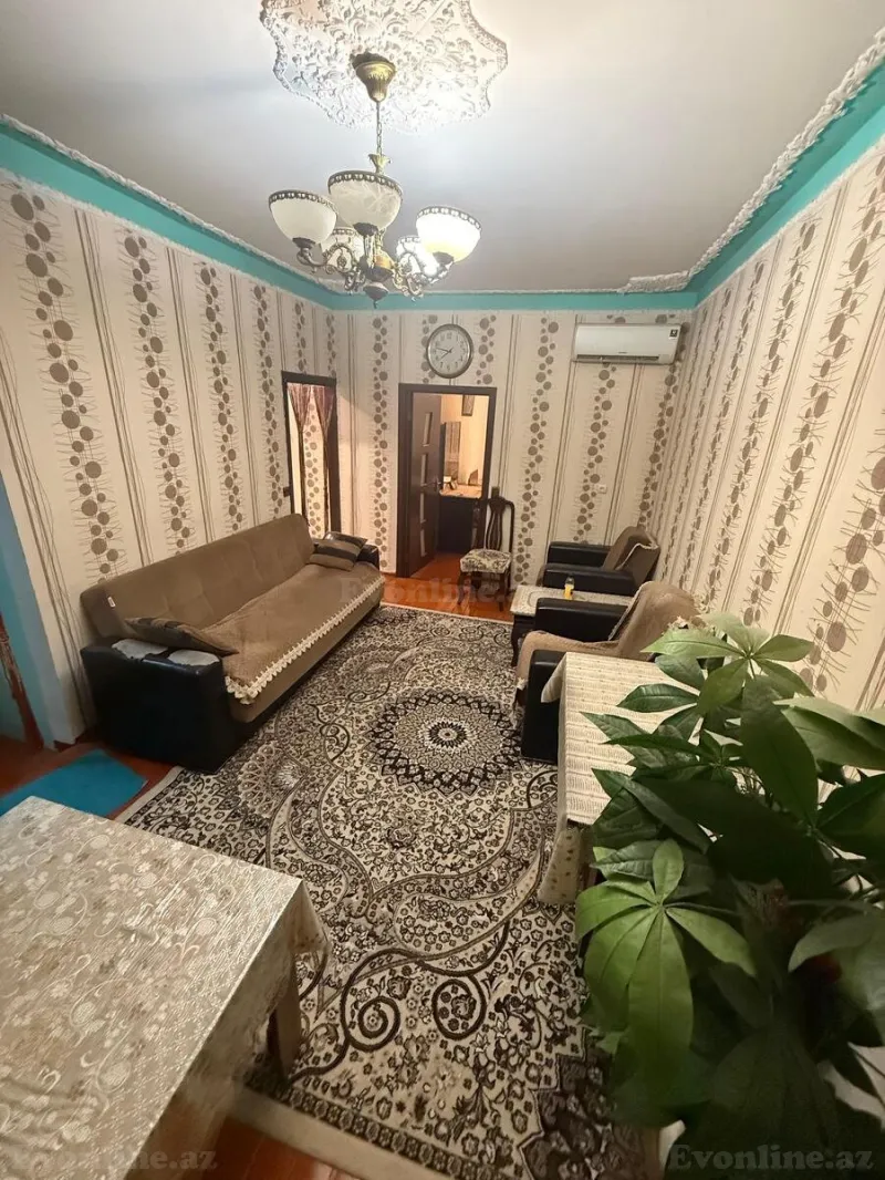 Kirayə verilir 2 otaqlı Mənzil Köhnə tikili 60 m² 5-ci mikrorayon - şəkil 3