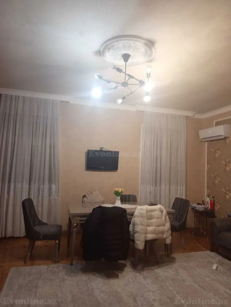 Satılır 2 otaqlı Mənzil Köhnə tikili 89.2 m² Nəsimi r. - şəkil 2