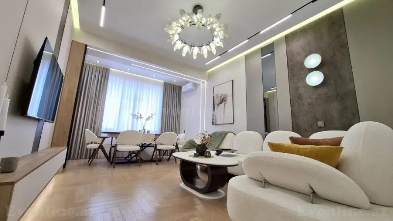 Satılır 3 otaqlı Mənzil Yeni tikili 120 m² Gənclik m. - şəkil 5