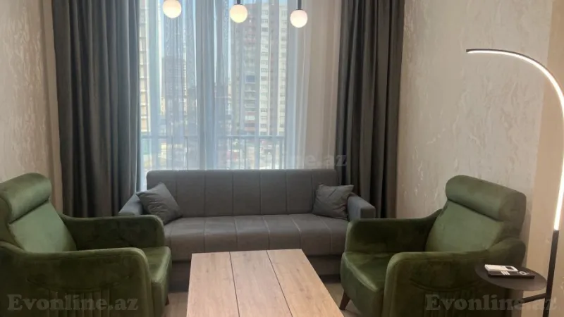 Kirayə verilir 2 otaqlı Mənzil Yeni tikili 50 m² Elmlər Akademiyası m. - şəkil 9