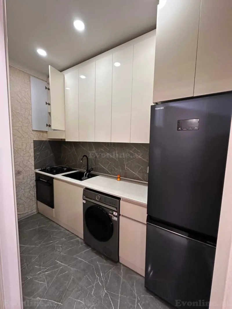 Kirayə verilir 2 otaqlı Mənzil Yeni tikili 45 m² Abşeron r. - şəkil 5