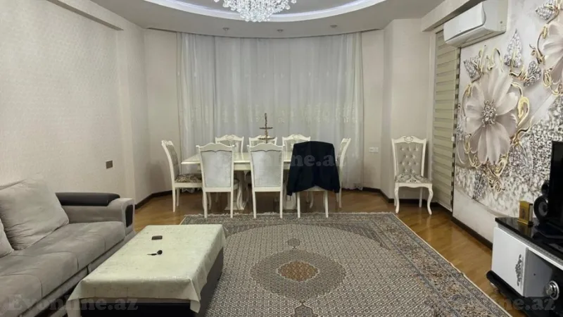 Kirayə verilir 3 otaqlı Mənzil Yeni tikili 107 m² Nərimanov r. - şəkil 2