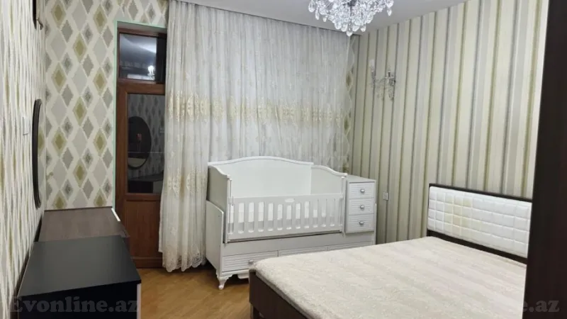 Kirayə verilir 3 otaqlı Mənzil Yeni tikili 107 m² Nərimanov r. - şəkil 3