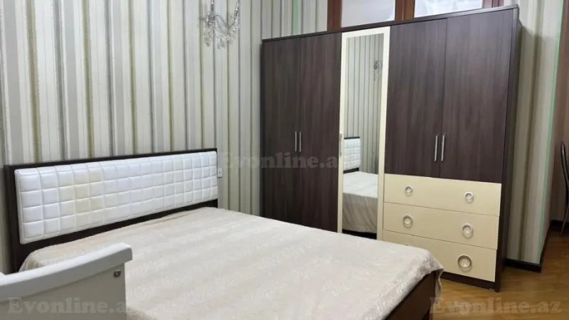 Kirayə verilir 3 otaqlı Mənzil Yeni tikili 107 m² Nərimanov r. - şəkil 4