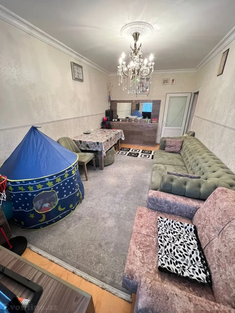 Satılır 3 otaqlı Mənzil Köhnə tikili 75 m² Həzi Aslanov m. - şəkil 2