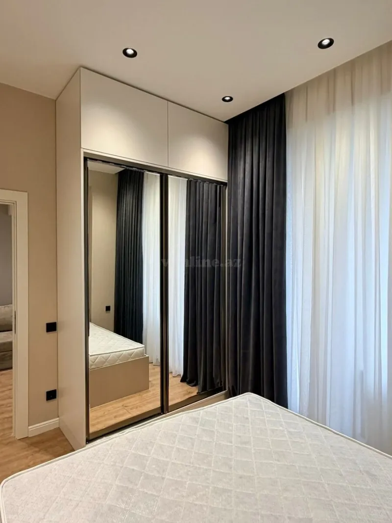 Kirayə verilir 2 otaqlı Mənzil Yeni tikili 75 m² Qara Qarayev m. - şəkil 2