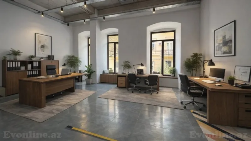 Kirayə verilir Ofis 155 m² Sahil m. - şəkil 2