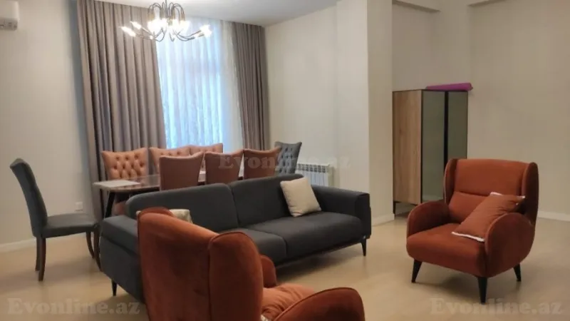 Kirayə verilir 3 otaqlı Mənzil Yeni tikili 170 m² Elmlər Akademiyası m. - şəkil 7