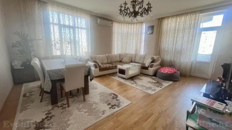 Satılır 3 otaqlı Mənzil Yeni tikili 92 m² Həzi Aslanov m. - şəkil 2