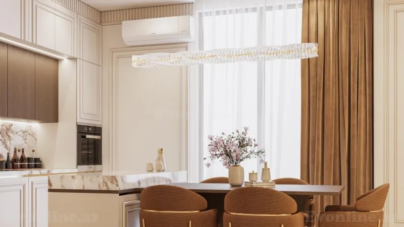 Satılır 4 otaqlı Mənzil Yeni tikili 230 m² Elmlər Akademiyası m. - şəkil 24