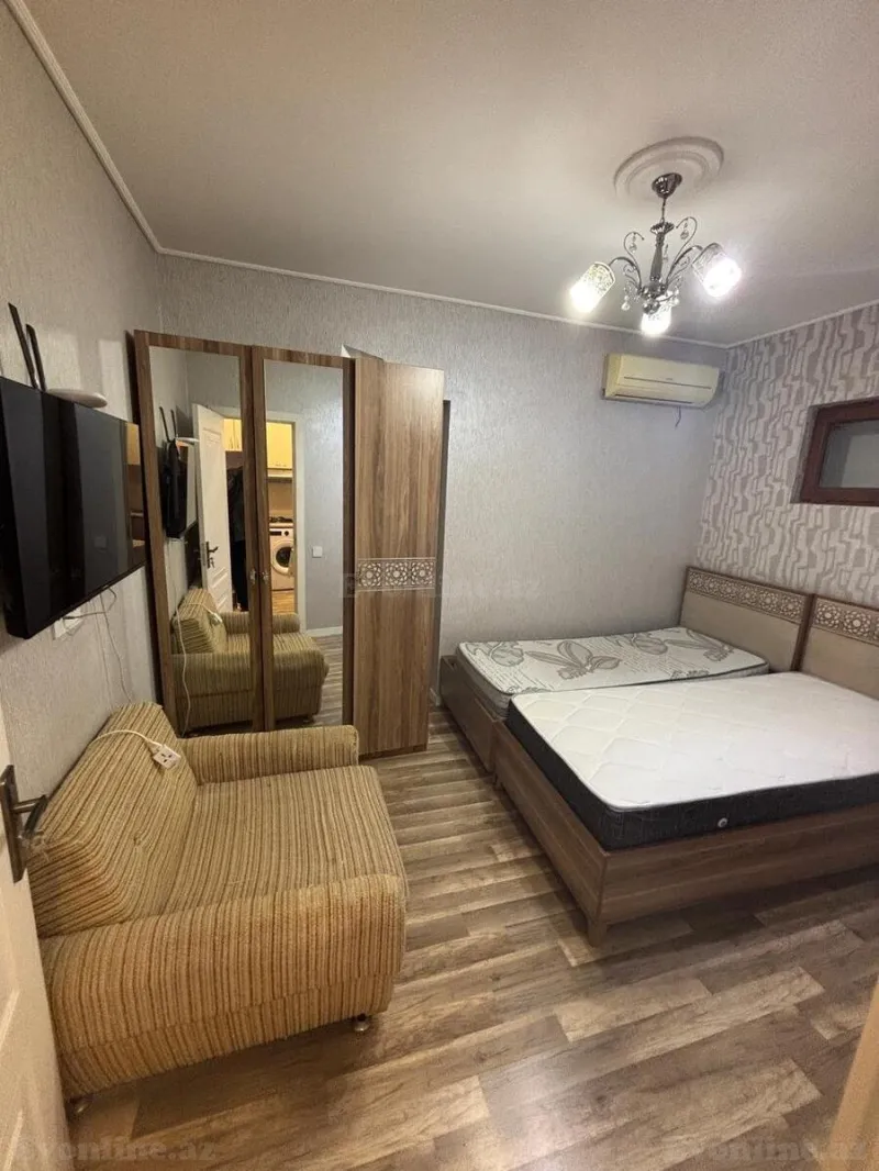 Kirayə verilir 1 otaqlı Mənzil Yeni tikili 30 m² Elmlər Akademiyası m. - şəkil 3